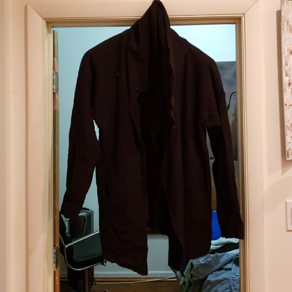 Asymmetric jacket. Fits like a large